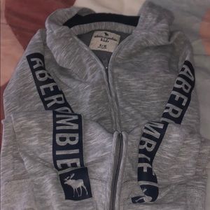 Boys Abercrombie kids zip up hoodie